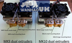 D4 Dual MK10 Extruders - Plug and Play